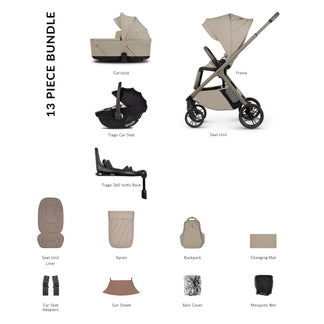 Venicci Tila - 3 in 1 Buggy with Venicci Tiago 360 Car Seat