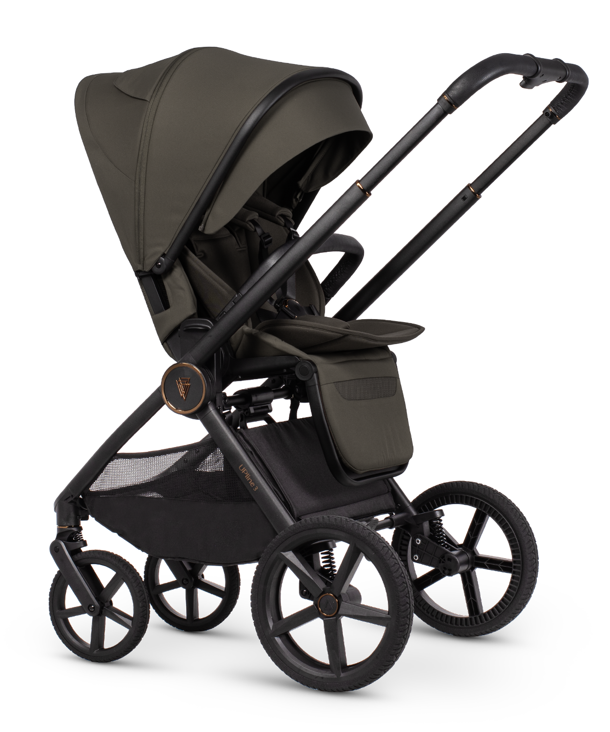 Venicci Upline 3 - 3-in-1 Comfort Travel System Bundle with Venicci Tiago Infant Car Seat