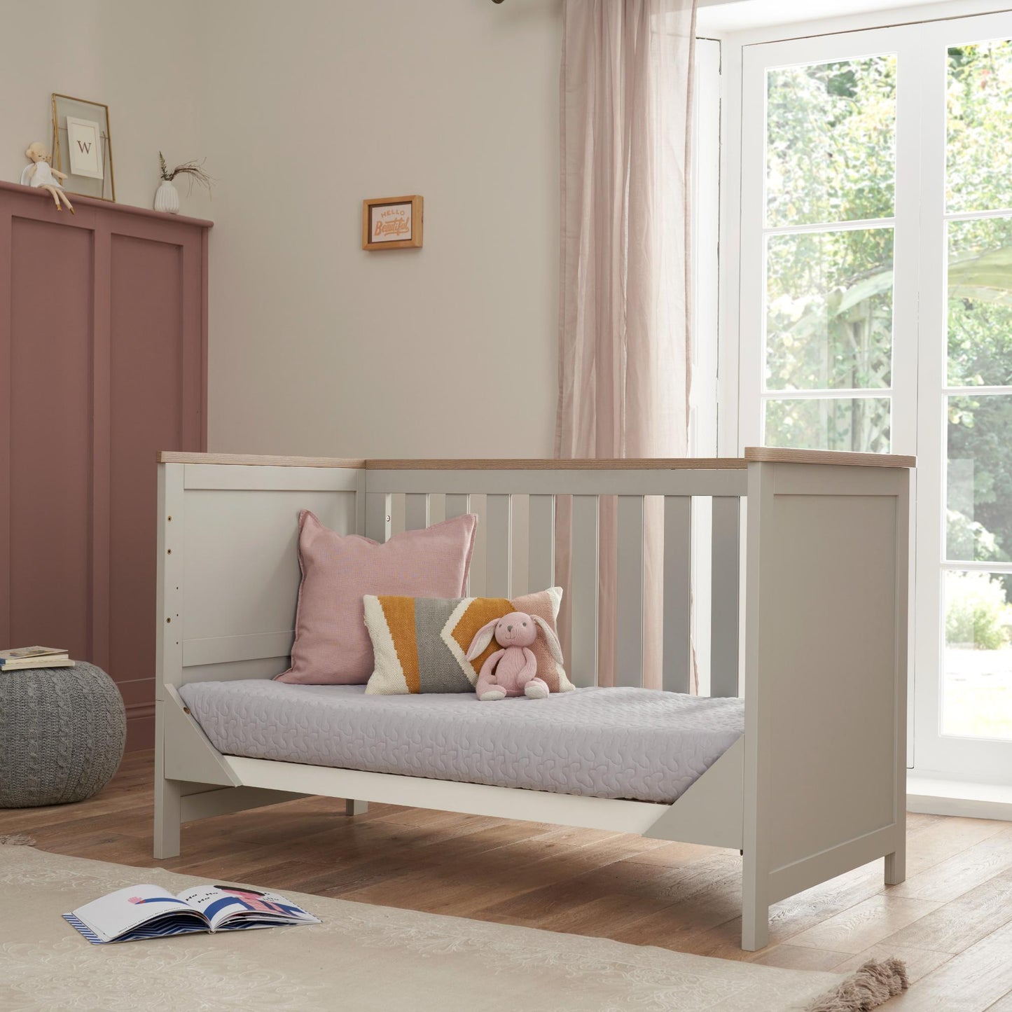 Tutti Bambini Verona 3 Piece Range with Cot Bed, Dresser Changer and Wardrobe