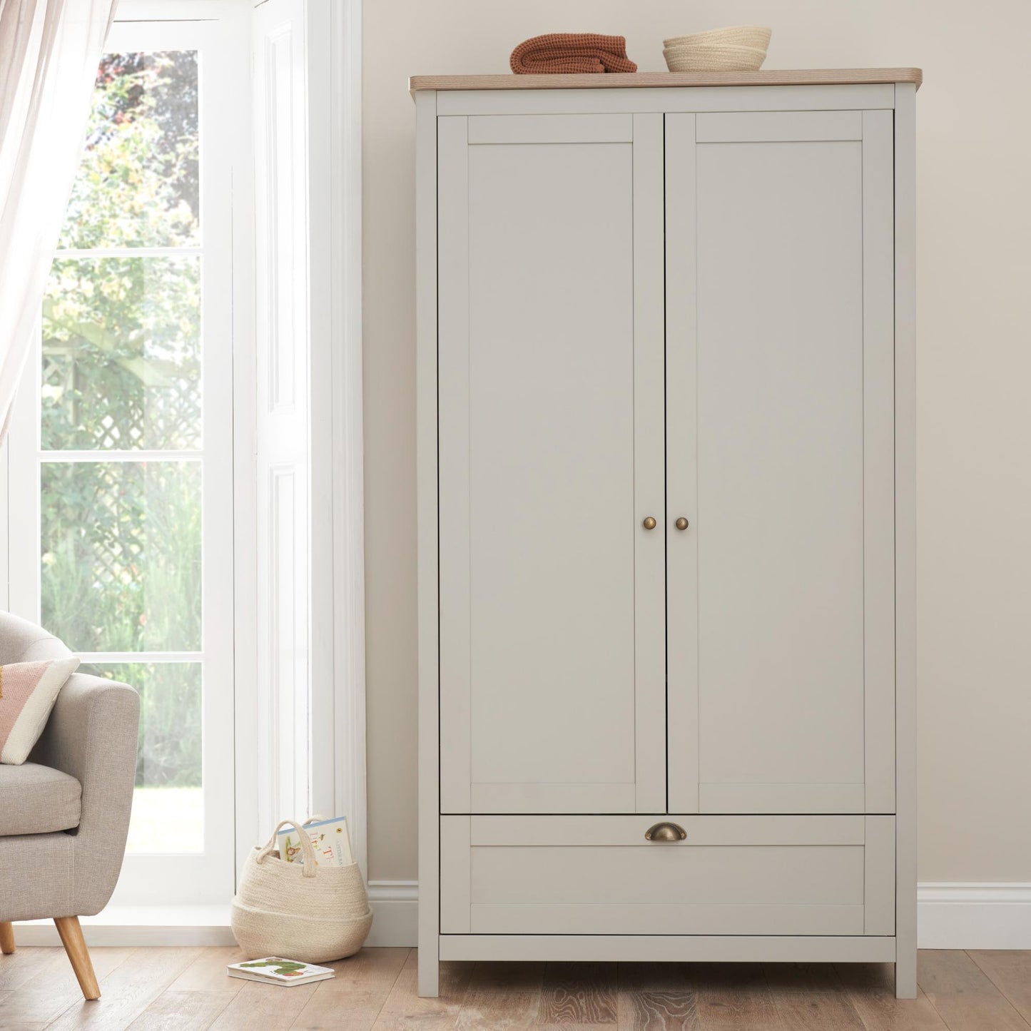 Tutti Bambini Verona 3 Piece Range with Cot Bed, Dresser Changer and Wardrobe