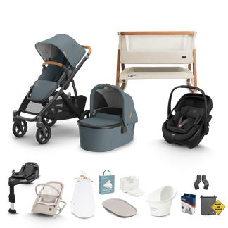 UPPAbaby Vista V3 - Complete Newborn Bundle with Maxi Cosi Pebble Pro 2 Travel System