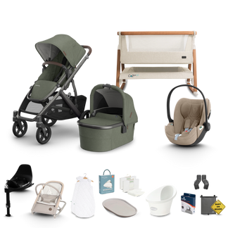 UPPAbaby Vista V3 - Complete Newborn Bundle with Cybex Cloud T Travel System