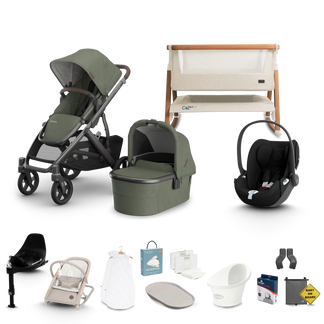 UPPAbaby Vista V3 - Complete Newborn Bundle with Cybex Cloud T Travel System