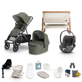 UPPAbaby Vista V3 - Complete Newborn Bundle with Cybex Cloud T Travel System