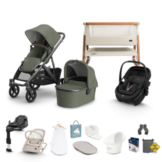 UPPAbaby Vista V3 - Complete Newborn Bundle with Maxi Cosi Pebble Pro 2 Travel System