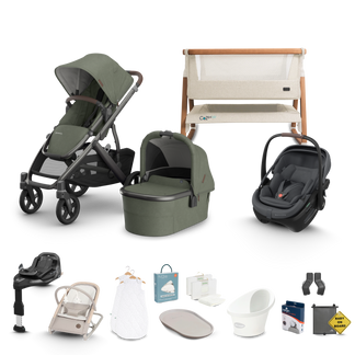 UPPAbaby Vista V3 - Complete Newborn Bundle with Maxi Cosi Pebble Pro 2 Travel System