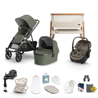 UPPAbaby Vista V3 - Complete Newborn Bundle with Maxi Cosi Pebble Pro 2 Travel System