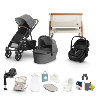 UPPAbaby Vista V3 - Complete Newborn Bundle with Maxi Cosi Pebble Pro 2 Travel System