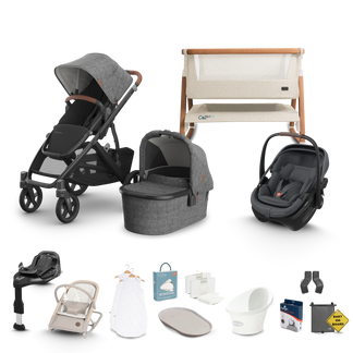 UPPAbaby Vista V3 - Complete Newborn Bundle with Maxi Cosi Pebble Pro 2 Travel System