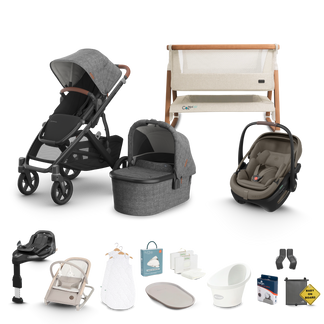UPPAbaby Vista V3 - Complete Newborn Bundle with Maxi Cosi Pebble Pro 2 Travel System