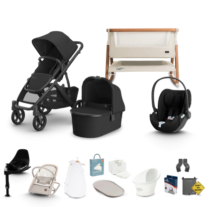 UPPAbaby Vista V3 - Complete Newborn Bundle with Cybex Cloud T Travel System