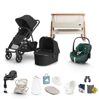 UPPAbaby Vista V3 - Complete Newborn Bundle with Maxi Cosi Pebble Pro 2 Travel System
