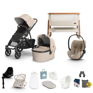 UPPAbaby Vista V3 - Complete Newborn Bundle with Cybex Cloud T Travel System