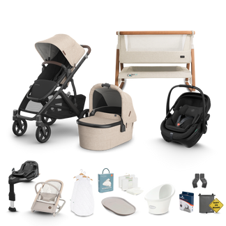 UPPAbaby Vista V3 - Complete Newborn Bundle with Maxi Cosi Pebble Pro 2 Travel System