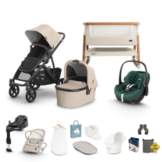 UPPAbaby Vista V3 - Complete Newborn Bundle with Maxi Cosi Pebble Pro 2 Travel System