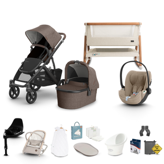 UPPAbaby Vista V3 - Complete Newborn Bundle with Cybex Cloud T Travel System