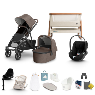UPPAbaby Vista V3 - Complete Newborn Bundle with Cybex Cloud T Travel System