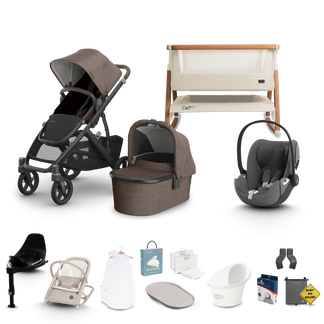 UPPAbaby Vista V3 - Complete Newborn Bundle with Cybex Cloud T Travel System