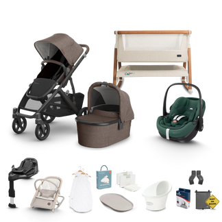 UPPAbaby Vista V3 - Complete Newborn Bundle with Maxi Cosi Pebble Pro 2 Travel System
