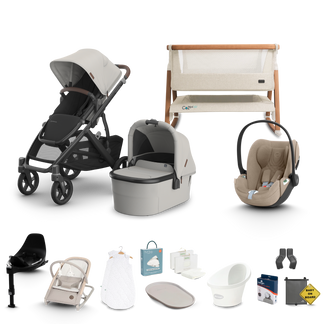 UPPAbaby Vista V3 - Complete Newborn Bundle with Cybex Cloud T Travel System