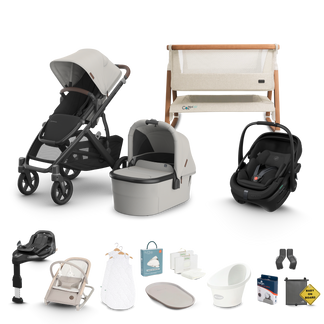 UPPAbaby Vista V3 - Complete Newborn Bundle with Maxi Cosi Pebble Pro 2 Travel System