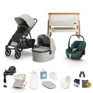 UPPAbaby Vista V3 - Complete Newborn Bundle with Maxi Cosi Pebble Pro 2 Travel System