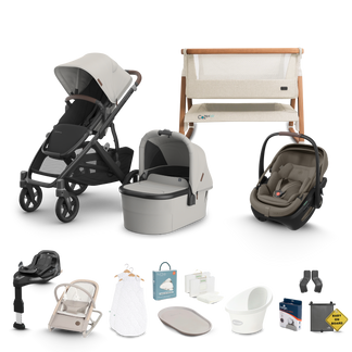 UPPAbaby Vista V3 - Complete Newborn Bundle with Maxi Cosi Pebble Pro 2 Travel System