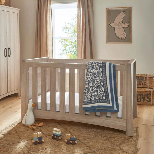CuddleCo Isla 2 Piece Set with Cot Bed and Drawer Dresser