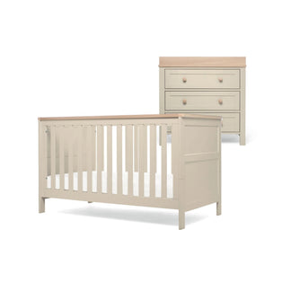 Mamas & Papas Wedmore 2 Piece Set with Cot Bed and Dresser Changer