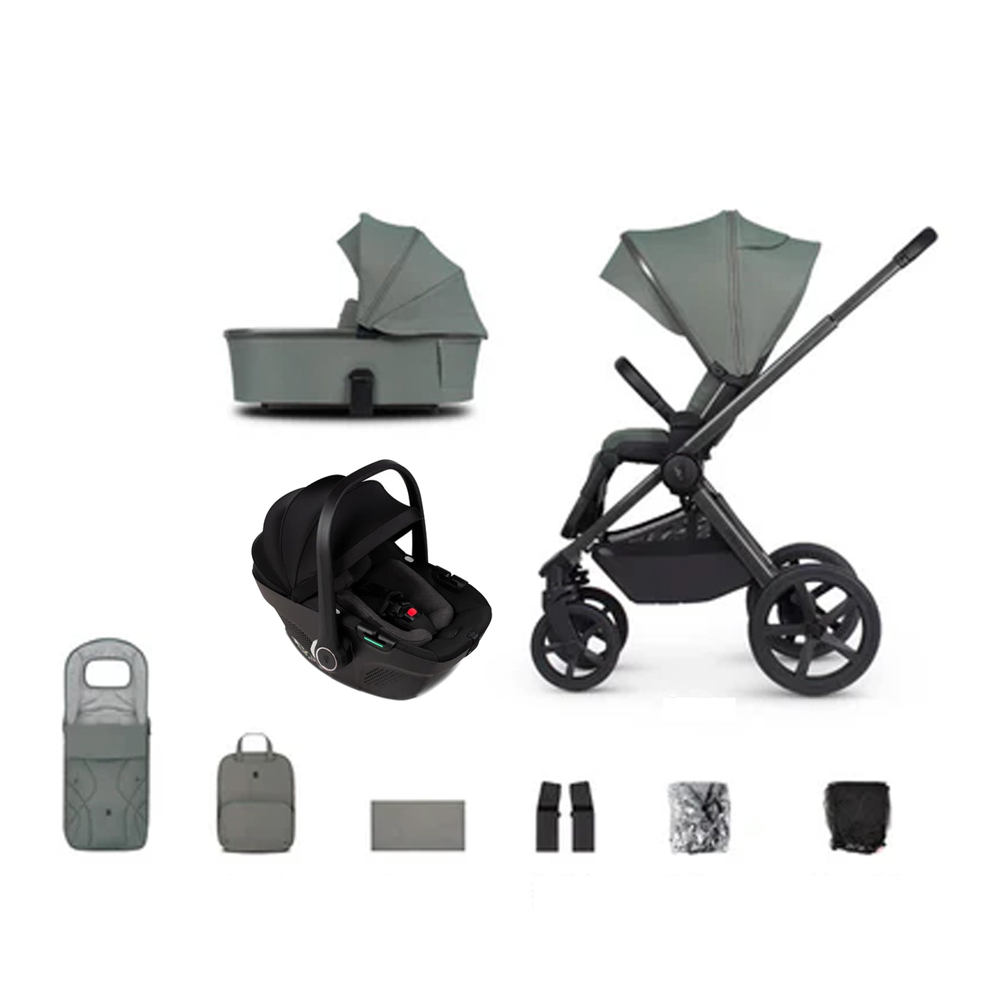 Venicci Upline 2 - 3 in 1 Buggy with Venicci Tiago 360 Car Seat