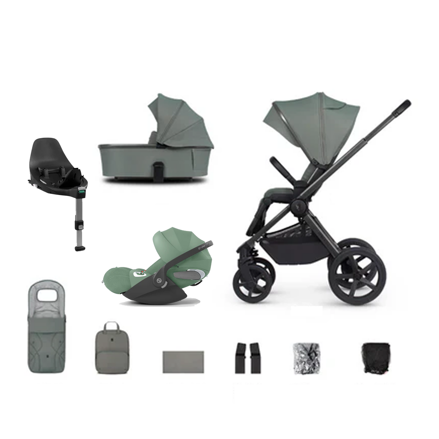 Venicci Upline 2 - 3 in 1 with Cybex Cloud T & Base T