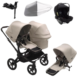 Bugaboo Donkey 5 Duo (Double) with Bugaboo Turtle Car Seat & Base