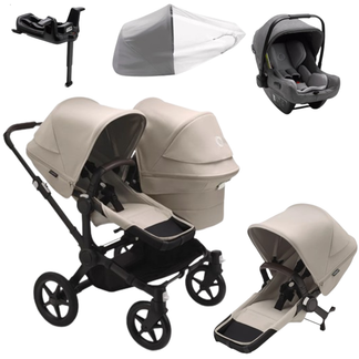 Bugaboo Donkey 5 Duo (Double) with Bugaboo Turtle Car Seat & Base