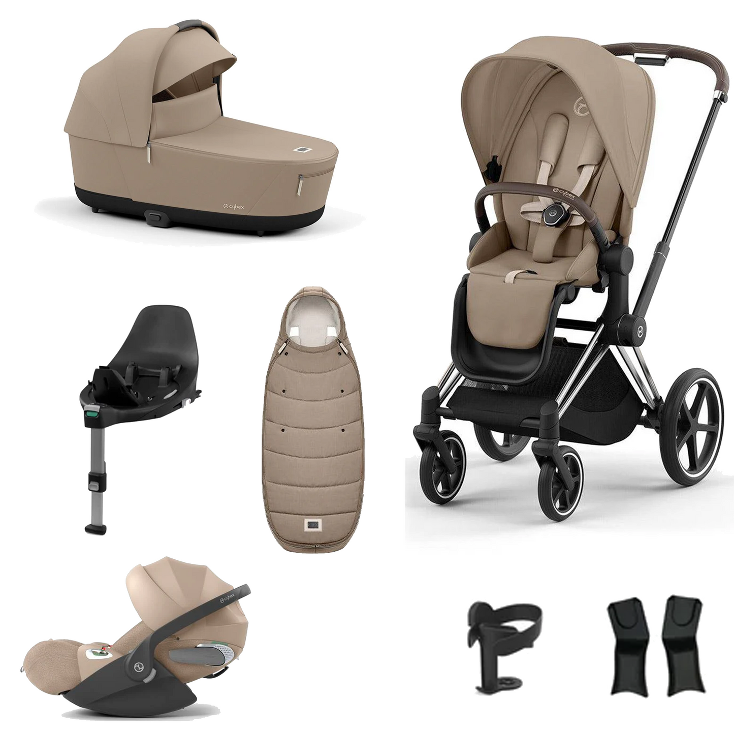 Cybex Priam Essentials Bundle with Cybex Cloud T and Base T