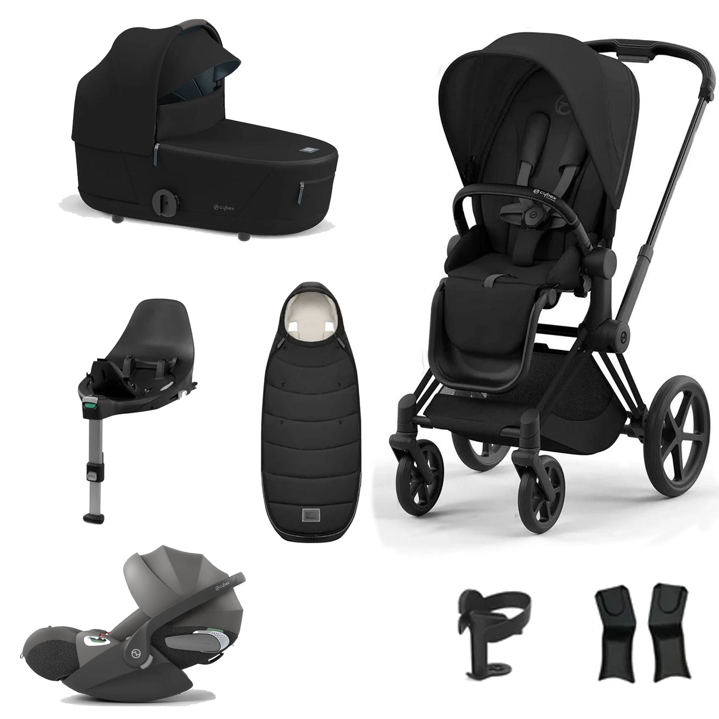 Cybex Priam Essentials Bundle with Cybex Cloud T and Base T