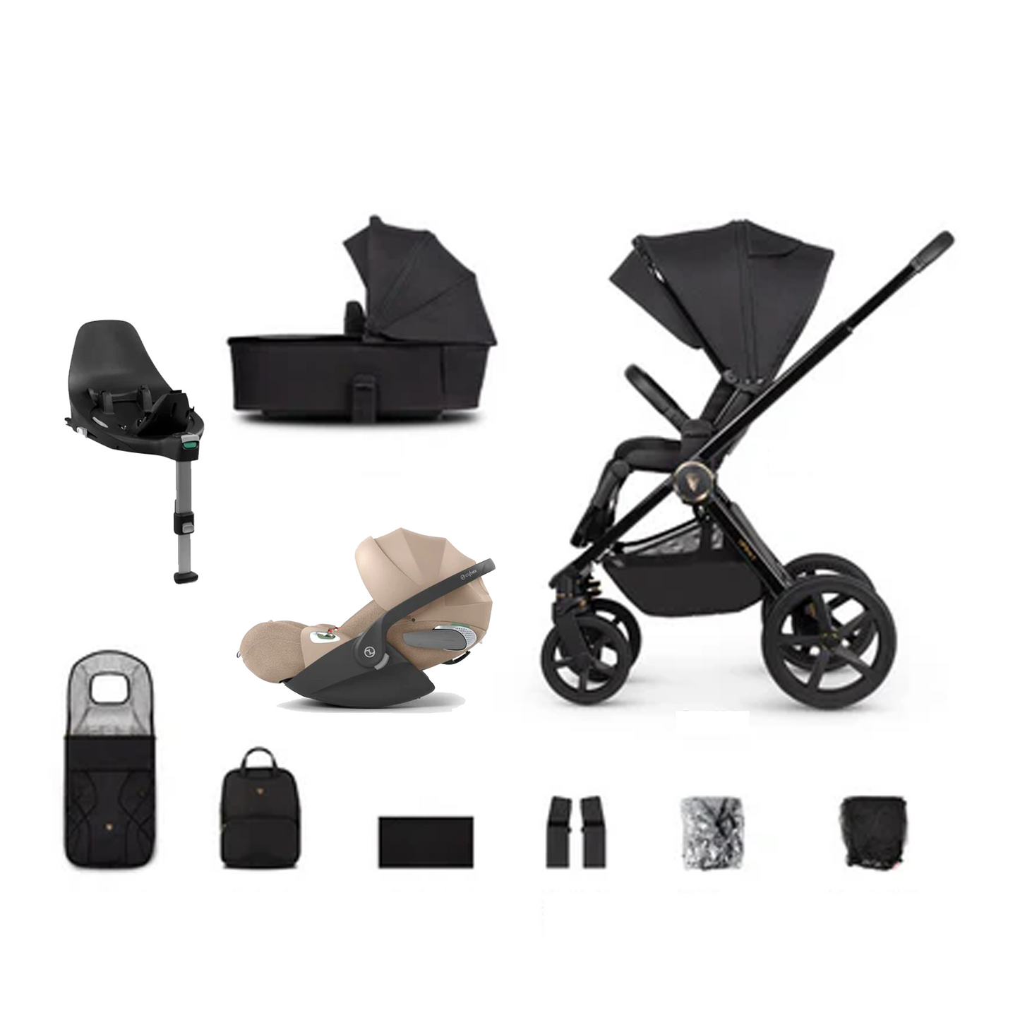 Venicci Upline 2 - 3 in 1 with Cybex Cloud T & Base T