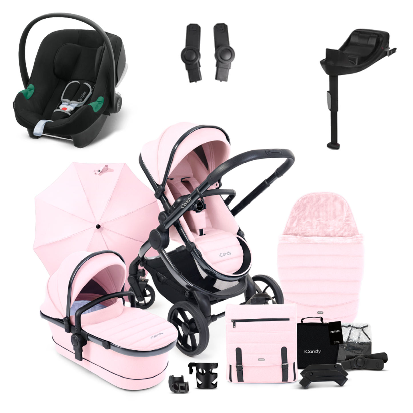 iCandy Peach 7 Bundle with Cybex Aton B2 and Base
