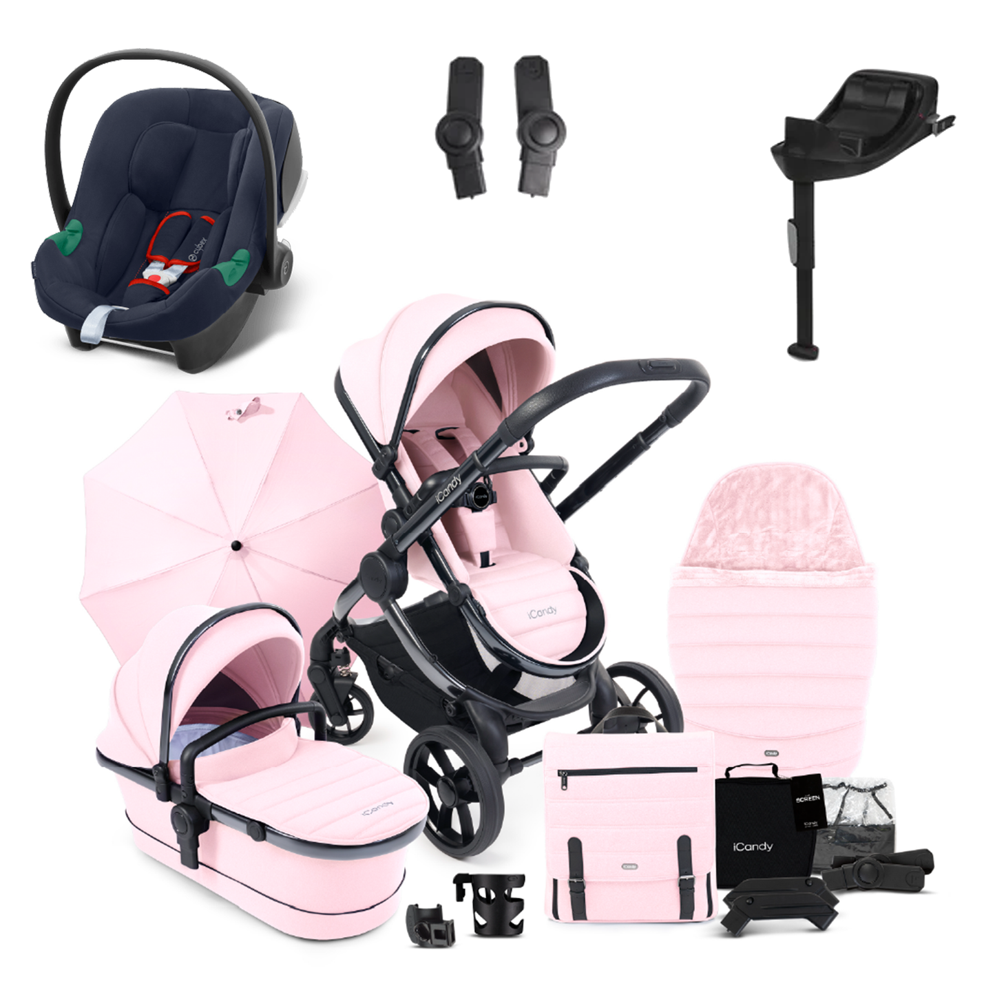 iCandy Peach 7 Bundle with Cybex Aton B2 and Base