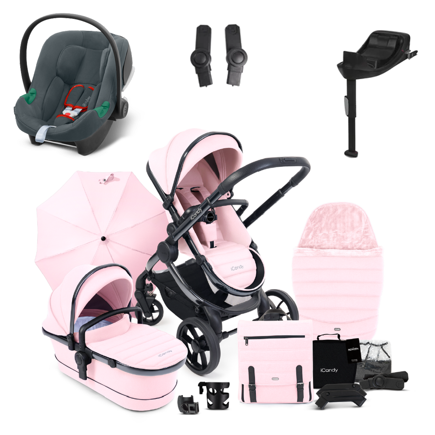 iCandy Peach 7 Bundle with Cybex Aton B2 and Base