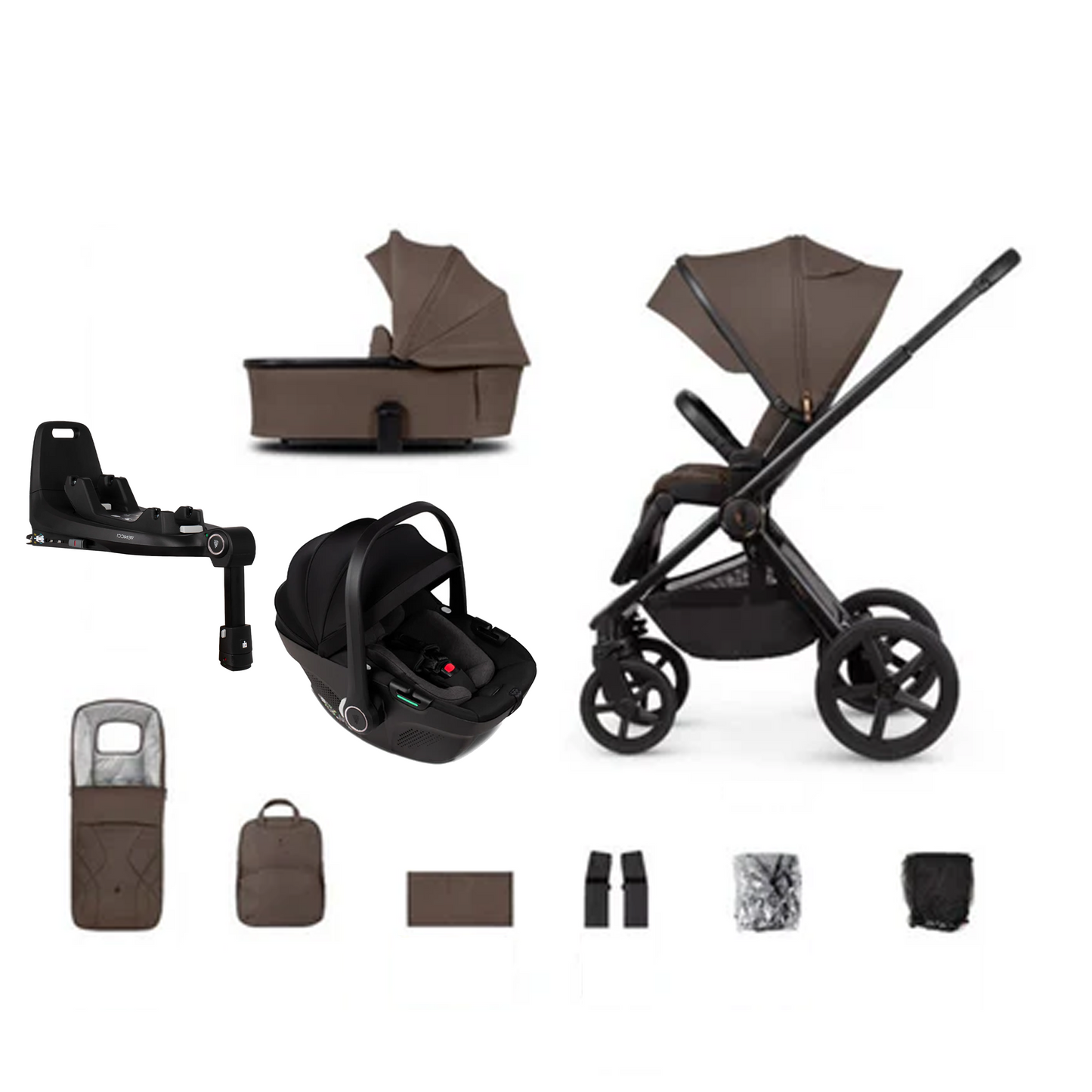 Venicci Upline 2 - 3 in 1 Buggy with Venicci Tiago 360 Car Seat