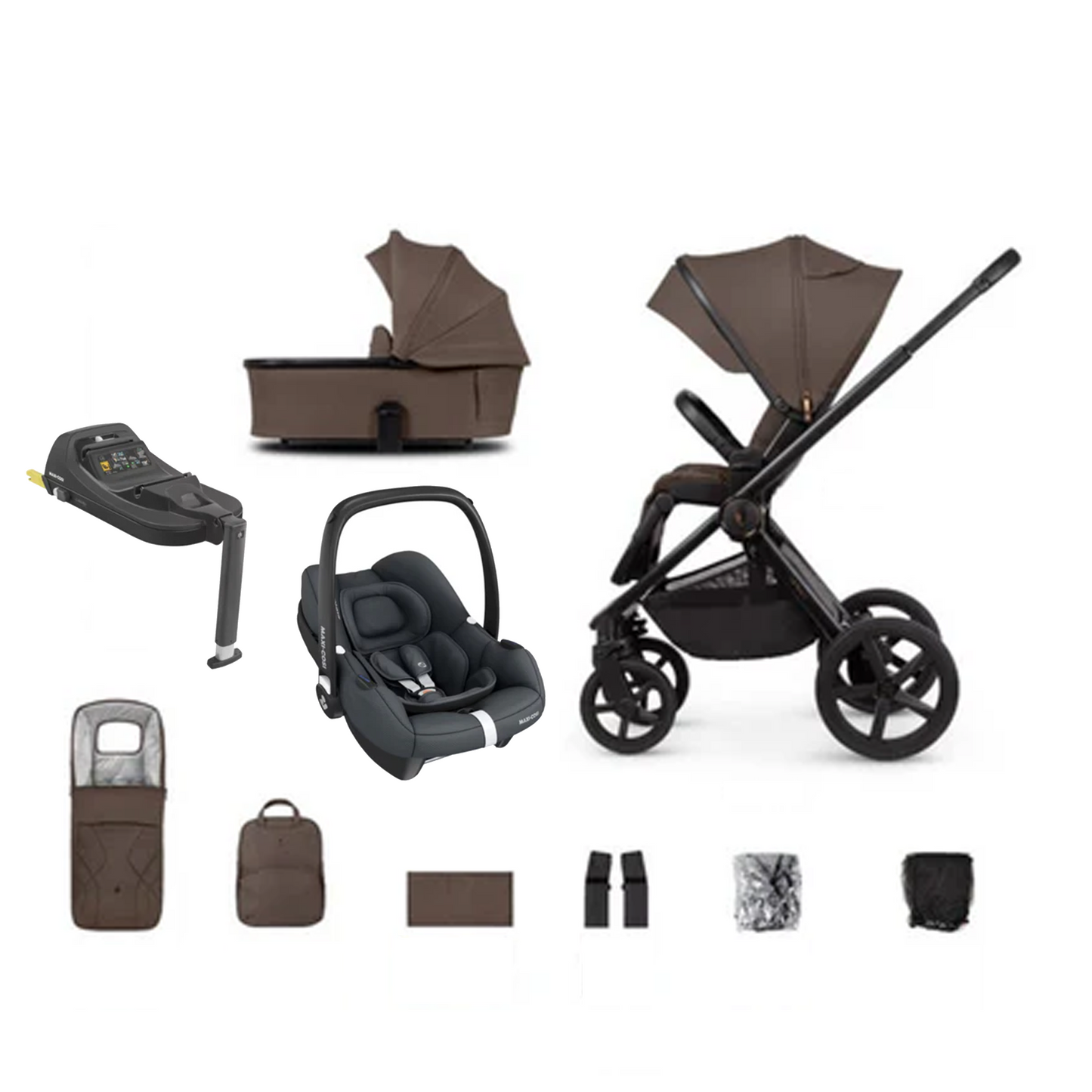 Venicci Upline 2 - 3 in 1 with Maxi Cosi CabrioFix and Base