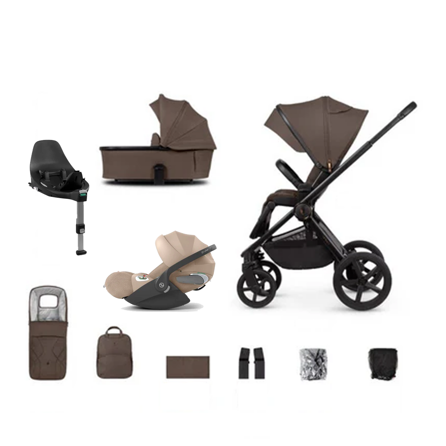 Venicci Upline 2 - 3 in 1 with Cybex Cloud T & Base T