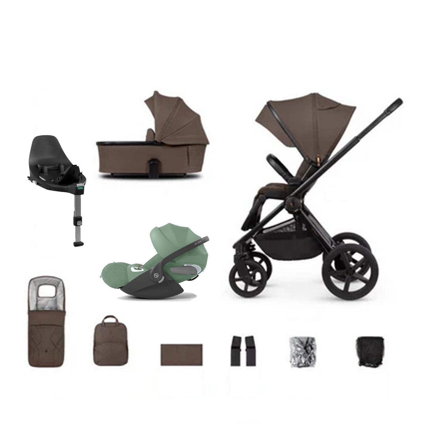 Venicci Upline 2 - 3 in 1 with Cybex Cloud T & Base T