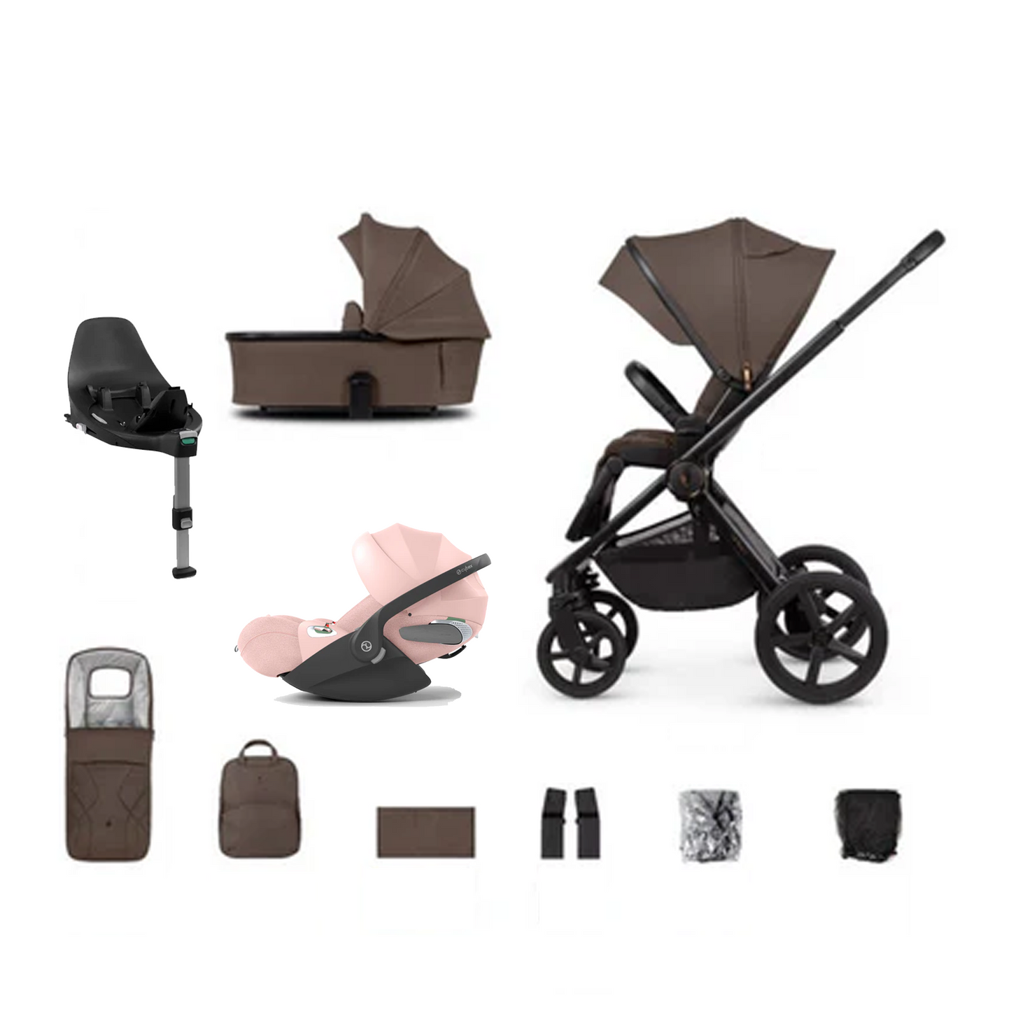 Venicci Upline 2 - 3 in 1 with Cybex Cloud T & Base T