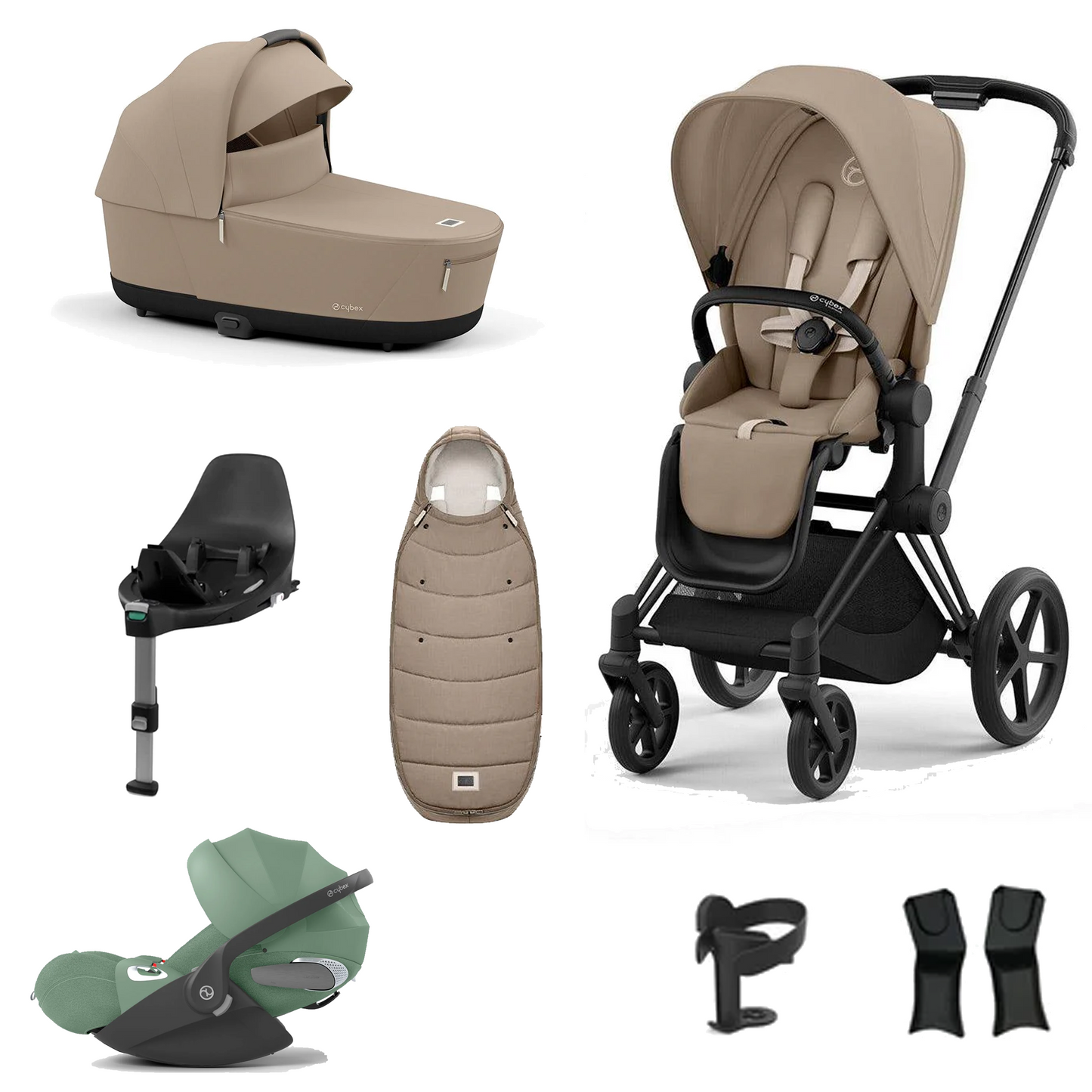 Cybex Priam Essentials Bundle with Cybex Cloud T and Base T