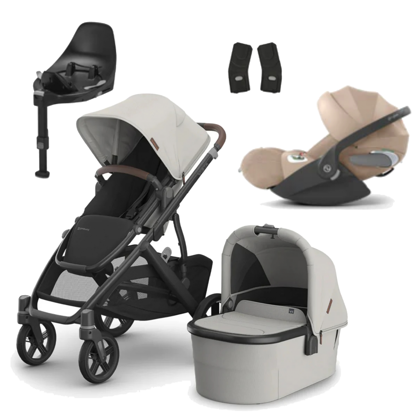 UPPAbaby Vista V3 Buggy with Cybex Cloud T and Base T