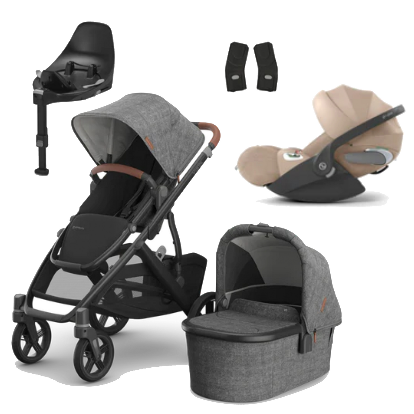 UPPAbaby Vista V3 Buggy with Cybex Cloud T and Base T