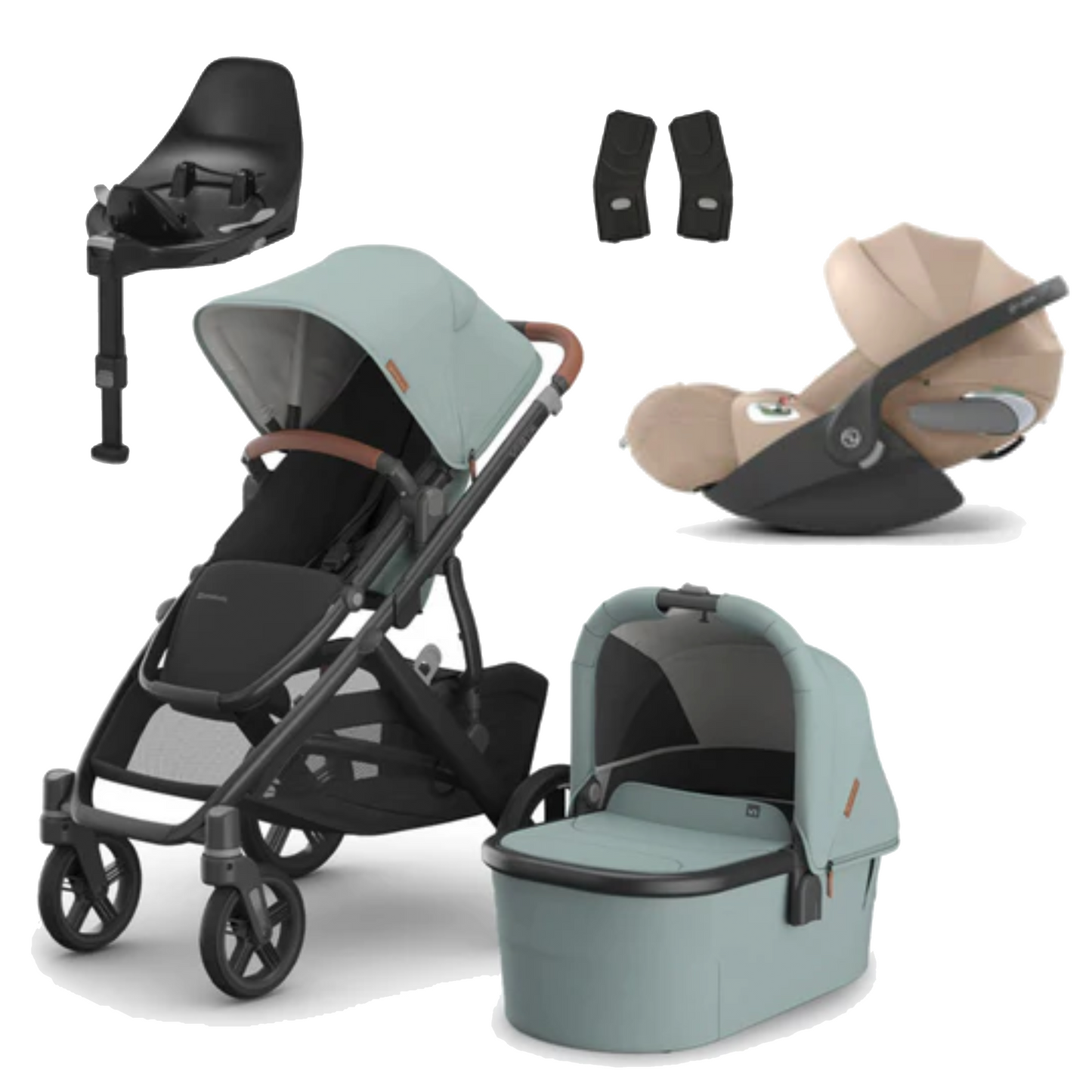UPPAbaby Vista V3 Buggy with Cybex Cloud T and Base T