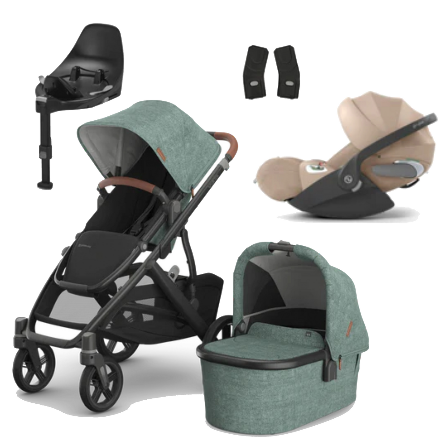 UPPAbaby Vista V3 Buggy with Cybex Cloud T and Base T