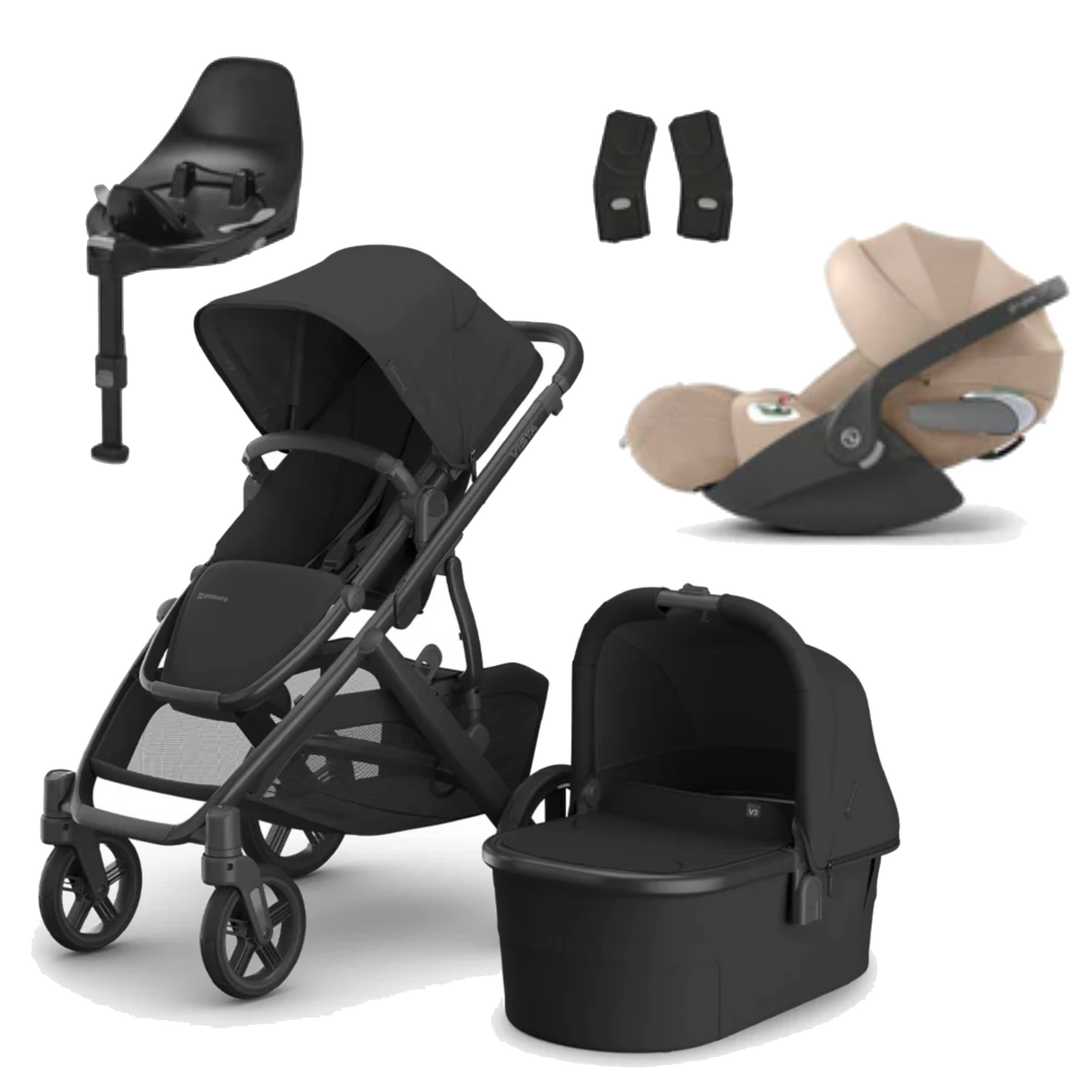 UPPAbaby Vista V3 Buggy with Cybex Cloud T and Base T